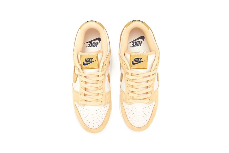 Nike Dunk Low 最新配色「Gold Suede」率先曝光