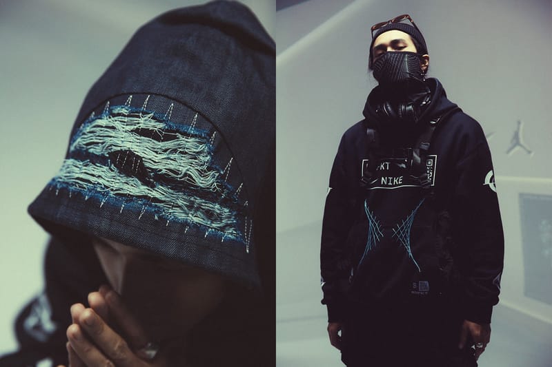 數位藝術與實體的碰撞，丹寧藝術家彭柏碩與温上磊聯手改製 RTFKT X Nike AR Hoodie