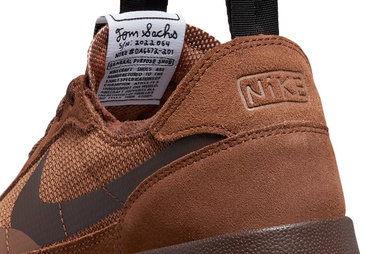 Tom Sachs x NikeCraft General Purpose Shoe 最新聯名配色「Field Brown」正式登場