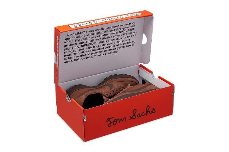 Tom Sachs x NikeCraft General Purpose Shoe 最新聯名配色「Field Brown」正式登場