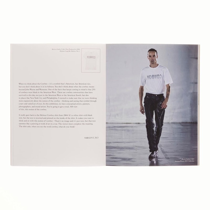 Helmut Lang 2023 秋冬系列「YOꓭWOƆ」限量版雜誌