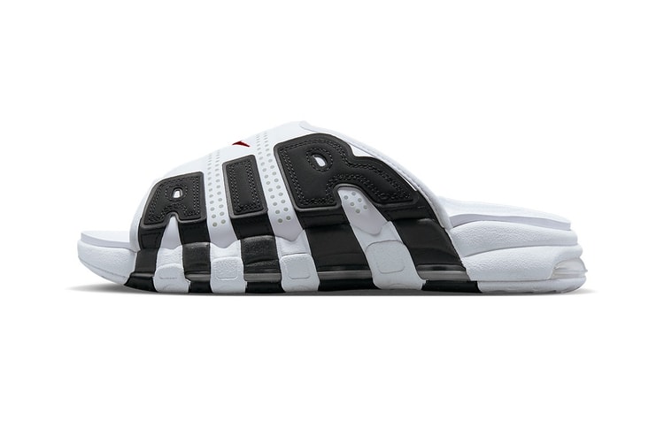 Nike 超人氣拖鞋「Air More Uptempo Slide」推出黑白配色