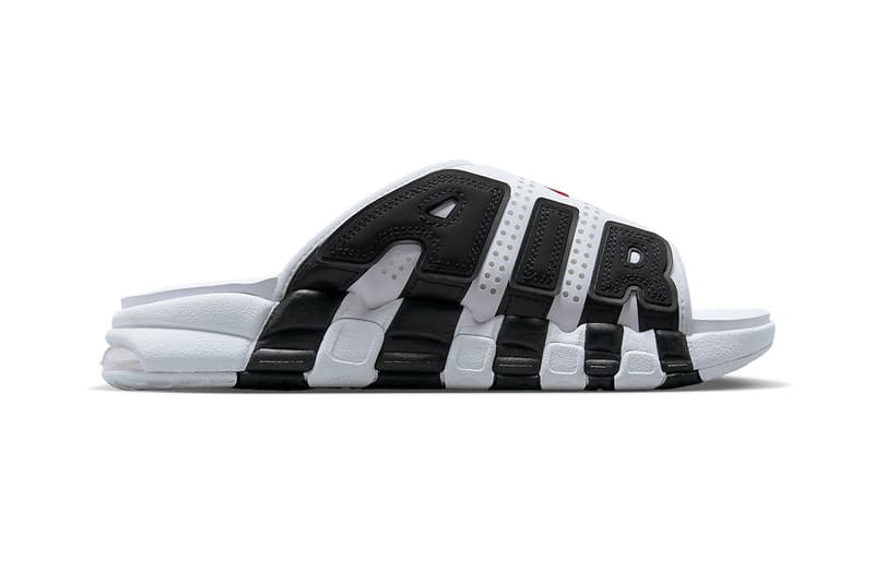 Nike 超人氣拖鞋「Air More Uptempo Slide」推出黑白配色