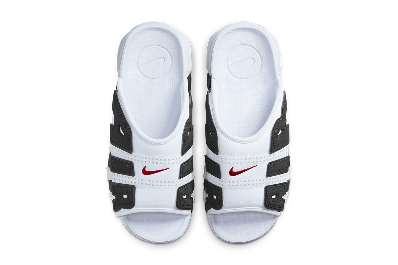 Nike 超人氣拖鞋「Air More Uptempo Slide」推出黑白配色