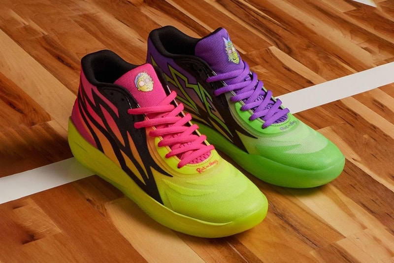 LaMelo Ball 第二代簽名戰靴 PUMA MB.02 攜手《Rick and Morty》打造最新聯名鞋款