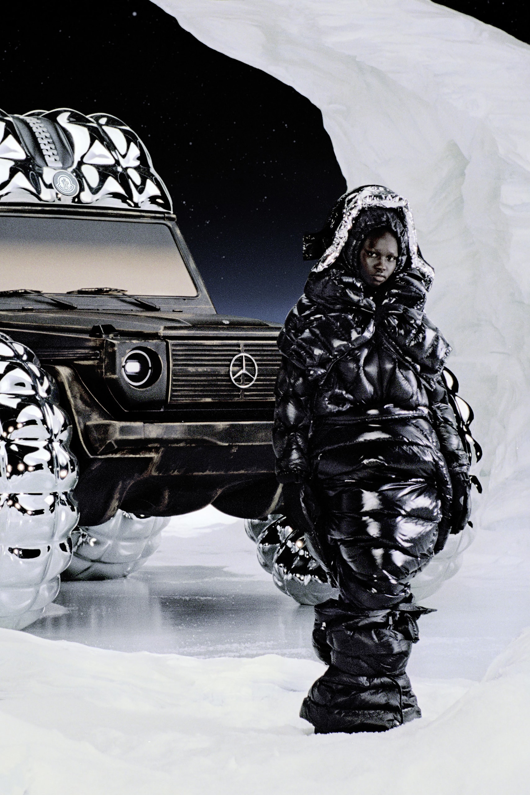 Moncler 攜手 Mercedes-Benz 打造藝術品「PROJECT MONDO G」