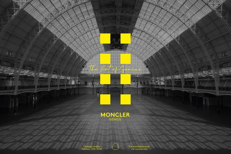 Moncler 將於倫敦時裝周舉辦 2023「THE ART OF GENIUS」大秀