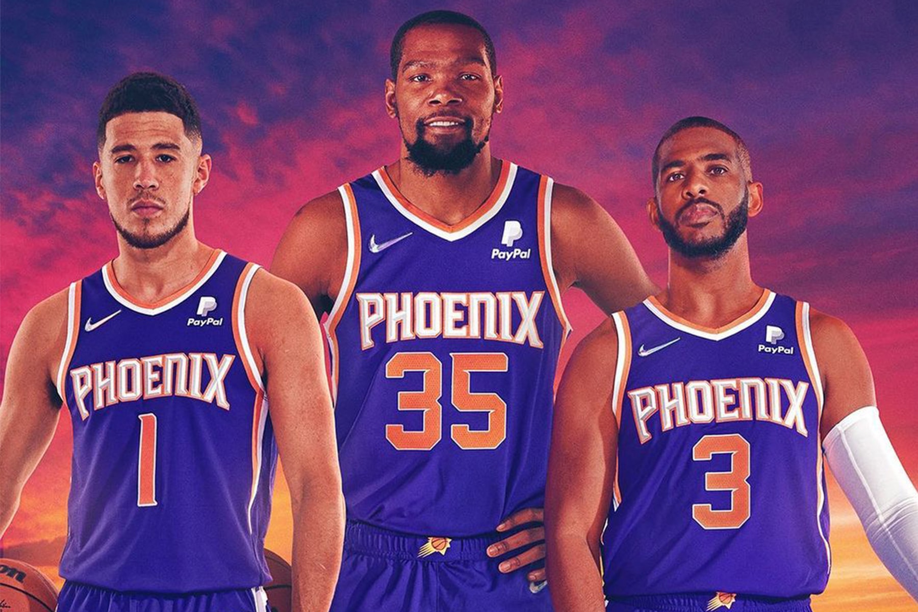 震撼交易！Kevin Durant 加盟 Phoenix Suns 聯手 Devin Booker、Chris Paul