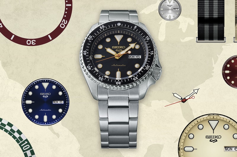 Seiko 5 Sports 推出 4 款全新「Customise」系列限量錶款