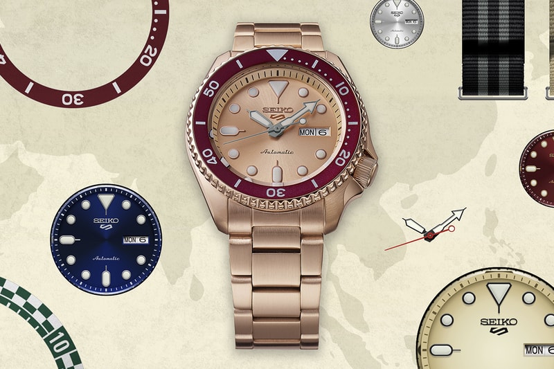 Seiko 5 Sports 推出 4 款全新「Customise」系列限量錶款