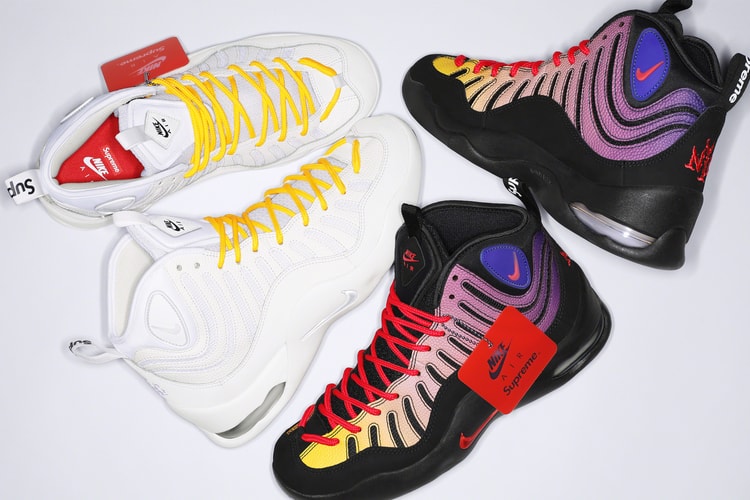 Supreme x Nike 全新 Air Bakin 聯名籃球鞋系列正式發布
