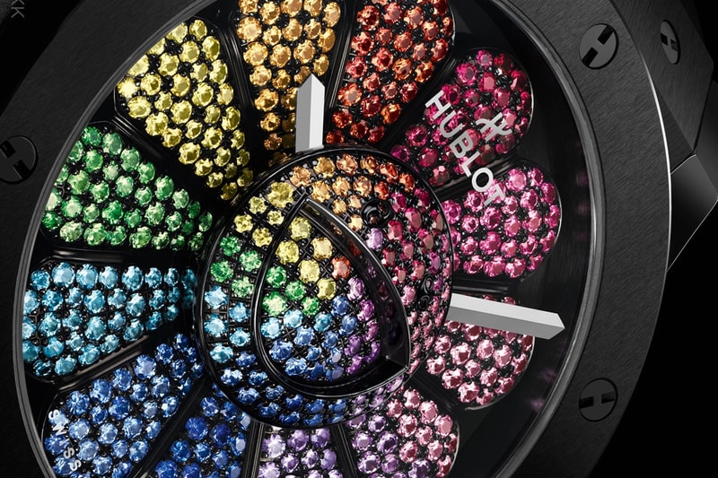 村上隆攜手 Hublot 推出全新黑色 Classic Fusion Rainbow 聯名錶款
