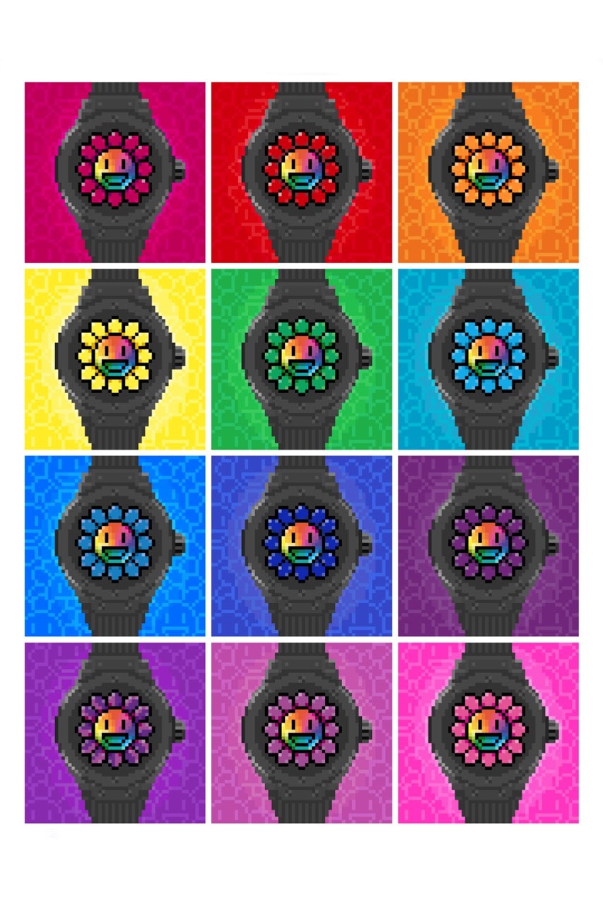 村上隆攜手 Hublot 推出全新黑色 Classic Fusion Rainbow 聯名錶款