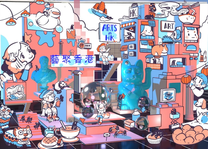 本地國際藝術家聯乘演繹《藝聚香港 café》展現香港多元城景風貌