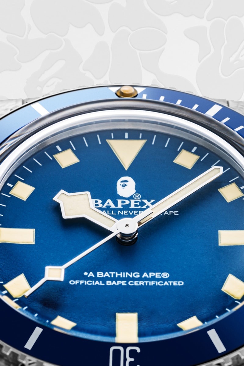 A BATHING APE® 推出 TYPE 1 與 TYPE 2 兩款全新 BAPEX 錶款