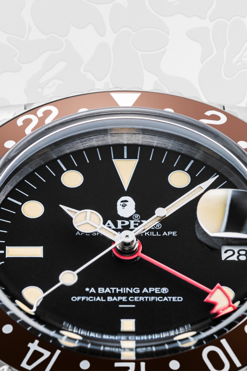 A BATHING APE® 推出 TYPE 1 與 TYPE 2 兩款全新 BAPEX 錶款