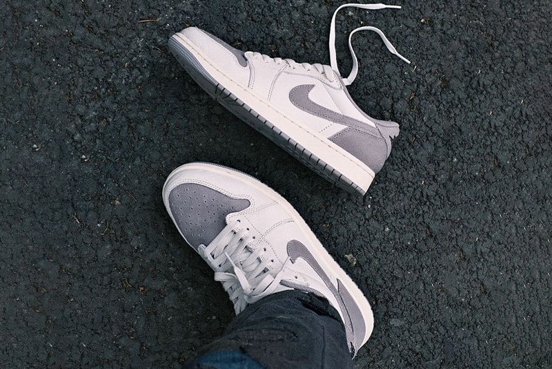 Air Jordan 1 Low OG 最新配色「Atmosphere Grey」率先曝光