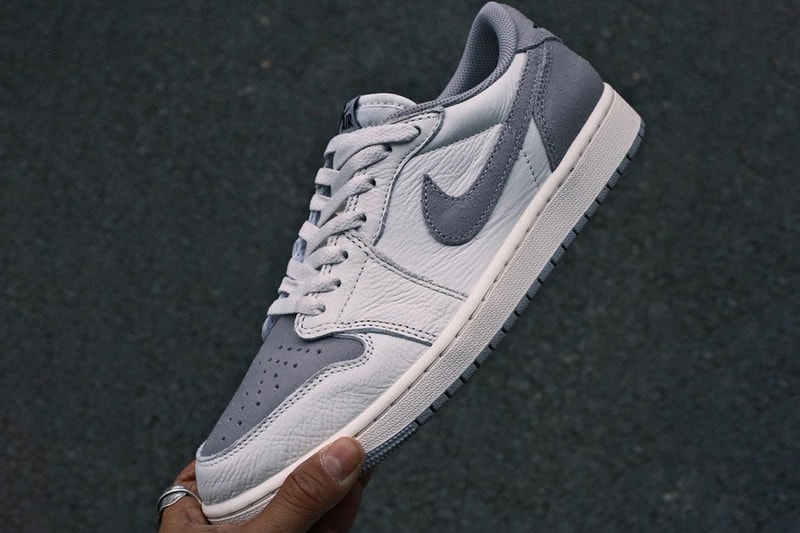 Air Jordan 1 Low OG 最新配色「Atmosphere Grey」率先曝光