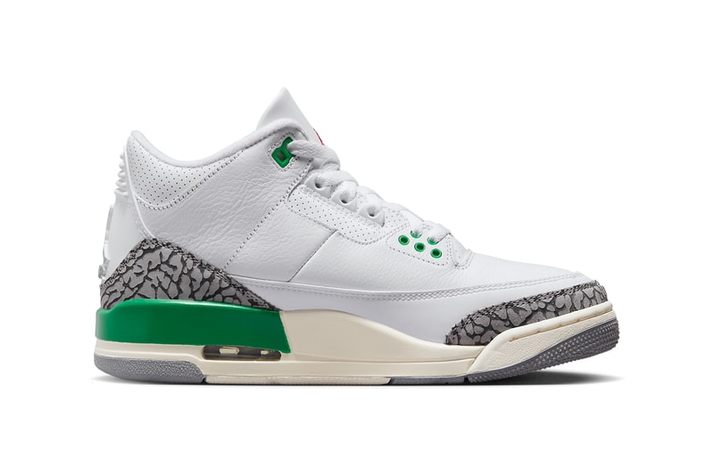 Air Jordan 3 最新配色「Lucky Green」官方圖輯正式亮相
