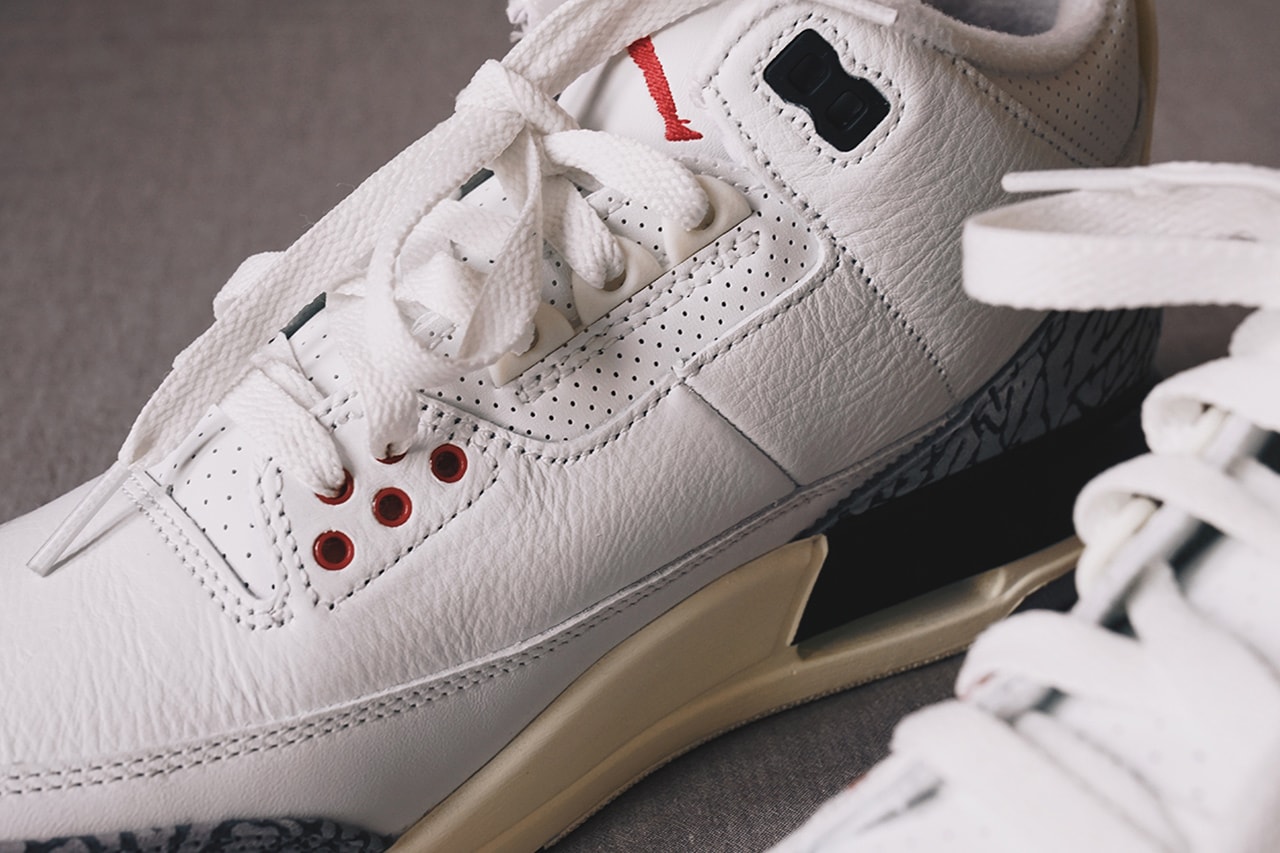 Hypebeast 獨家近賞 Air Jordan 3 最新重製配色「White Cement Reimagined」