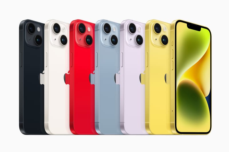 Apple 全新黃色 iPhone 14 及 iPhone 14 Plus 正式登場