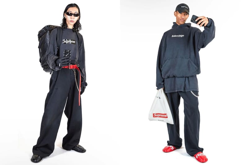 遭取消的 Supreme x Balenciaga 聯名系列 Lookbook 造型疑似外洩