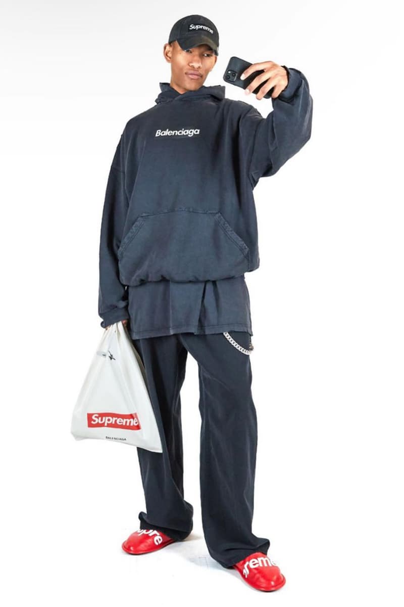 遭取消的 Supreme x Balenciaga 聯名系列 Lookbook 造型疑似外洩