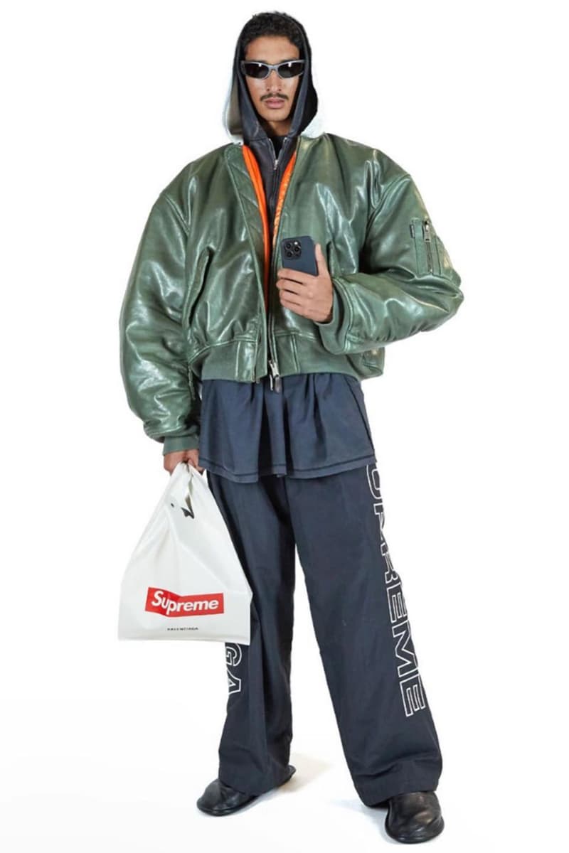 遭取消的 Supreme x Balenciaga 聯名系列 Lookbook 造型疑似外洩