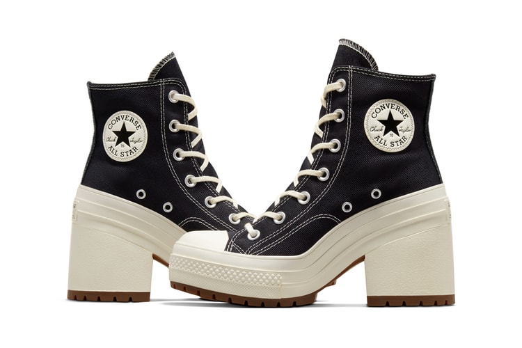 當帆布鞋遇到高跟鞋?Converse 正式推出二合一新選擇「Chuck 70 De Luxe Heel」
