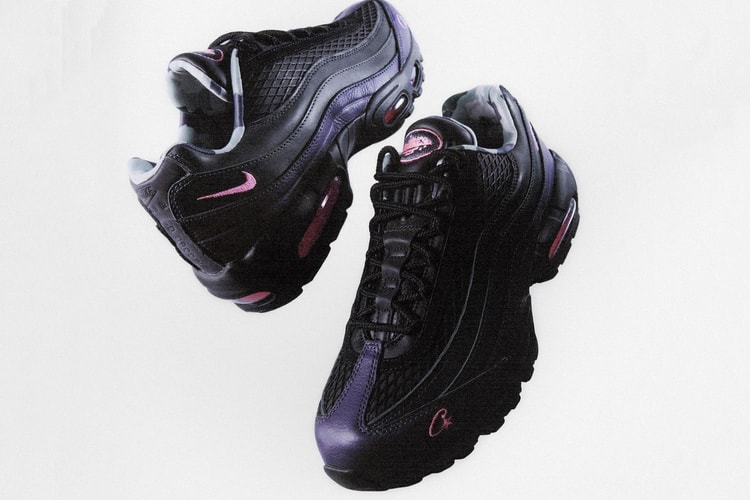 Corteiz x Nike Air Max 95 聯名黑粉配色「Pink Beam」正式在線發售