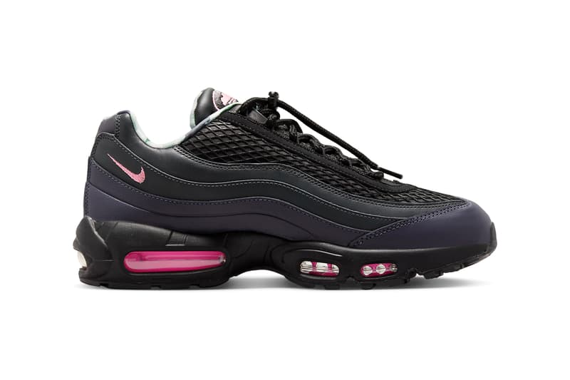 Corteiz x Nike Air Max 95 聯名黑粉配色「Pink Beam」正式在線發售
