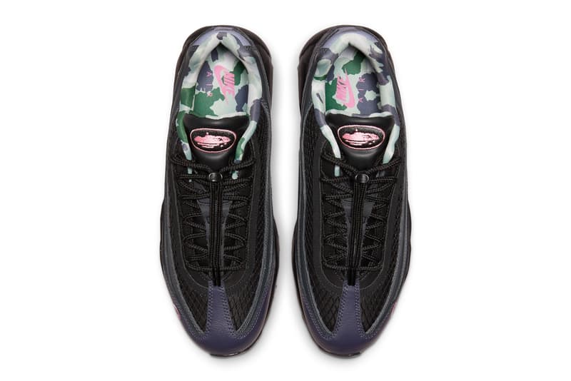 Corteiz x Nike Air Max 95 聯名黑粉配色「Pink Beam」正式在線發售