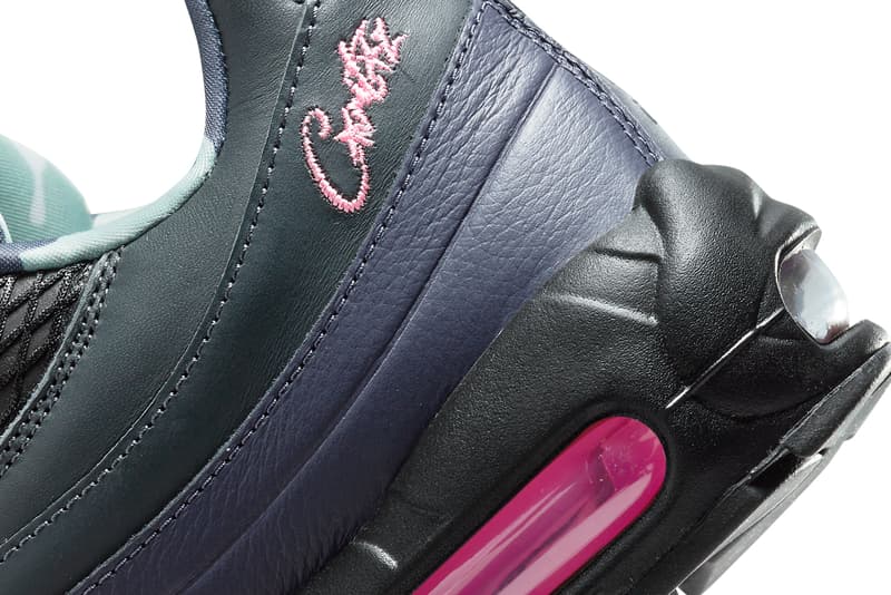 Corteiz x Nike Air Max 95 聯名黑粉配色「Pink Beam」正式在線發售