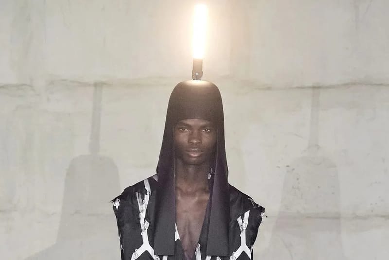 Rick Owens 正式推出 2022 秋冬系列 AMUN、HEDJET「頭盔燈具」