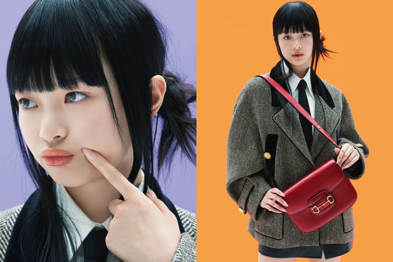 NewJeans 成員 Hanni 出鏡演繹 Gucci Horsebit 1955 系列包款全新形象廣告