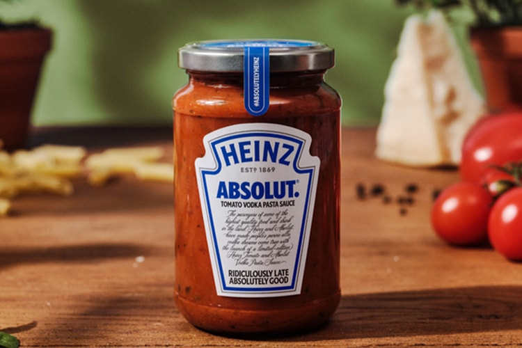 Heinz 攜手 Absolut Vodka 推出「伏特加番茄義大利麵醬」