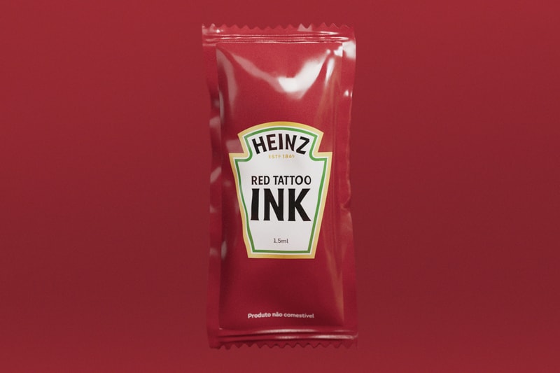 Heinz 正式開發出 Pantone 色調「57 Red」紅色紋身顏料