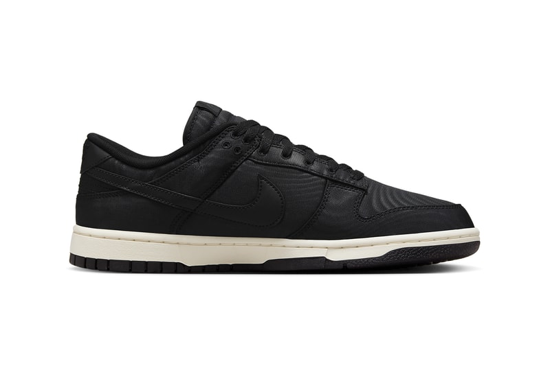 Nike Dunk Low 最新配色「Black Canvas」即將登場