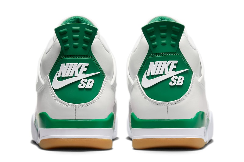 Nike SB x Air Jordan 4 最新聯名配色「Pine Green」官方圖輯、發售情報正式公開