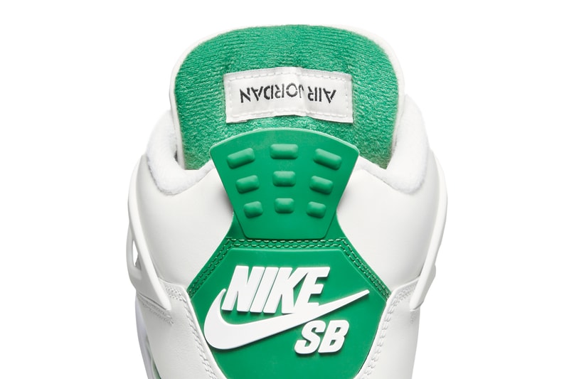 Nike SB x Air Jordan 4 最新聯名配色「Pine Green」官方圖輯、發售情報正式公開