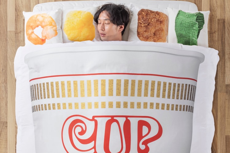 Nissin 日清食品推出「杯麵造型」寢具組