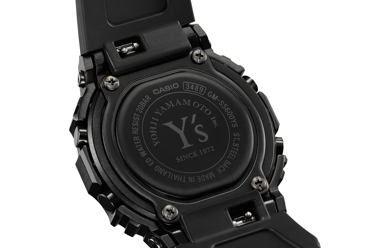 Y's x G-Shock GM-S5600YS-1 全新聯名錶款台灣發售情報正式公開