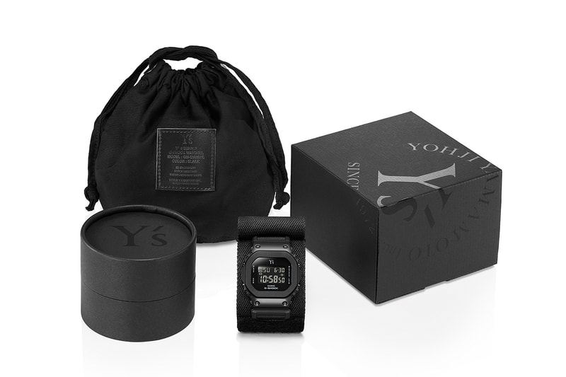 Y's x G-Shock GM-S5600YS-1 全新聯名錶款台灣發售情報正式公開