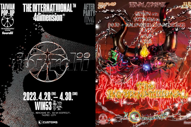 4DIMENSION® 攜手韓國單位 The Internatiiional、派對組織 CUSTOMS 開設限定店鋪