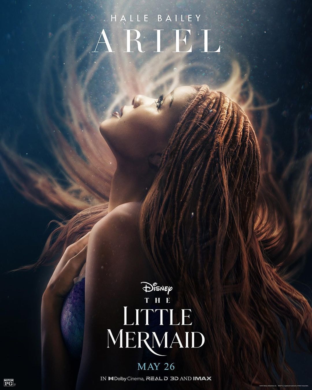 Disney 真人版改編電影《小美人魚 The Little Mermaid》角色海報正式公開