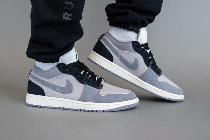 率先上腳 Air Jordan 1 Low Craft 最新配色「Cement Grey」