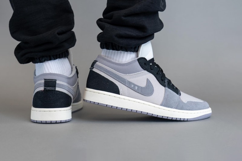 率先上腳 Air Jordan 1 Low Craft 最新配色「Cement Grey」