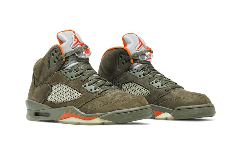 消息稱 Air Jordan 5 經典配色「Olive」即將於 2024 年復刻回歸