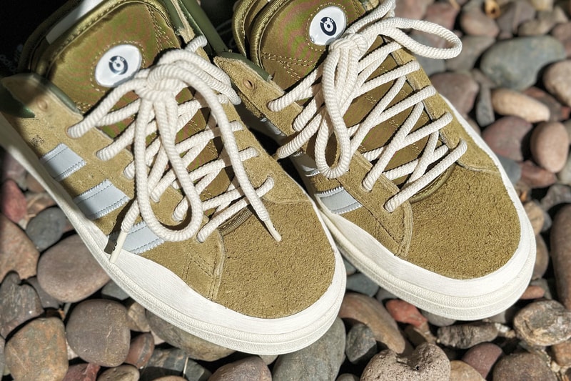 Hypebeast 近賞 Bad Bunny x adidas Campus Light「Olive」聯乘鞋款