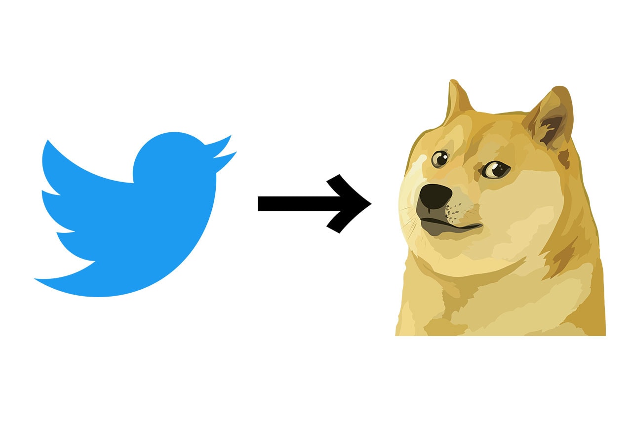 Elon Musk 將 Twitter 圖示更換為 Dogecoin 柴犬標誌